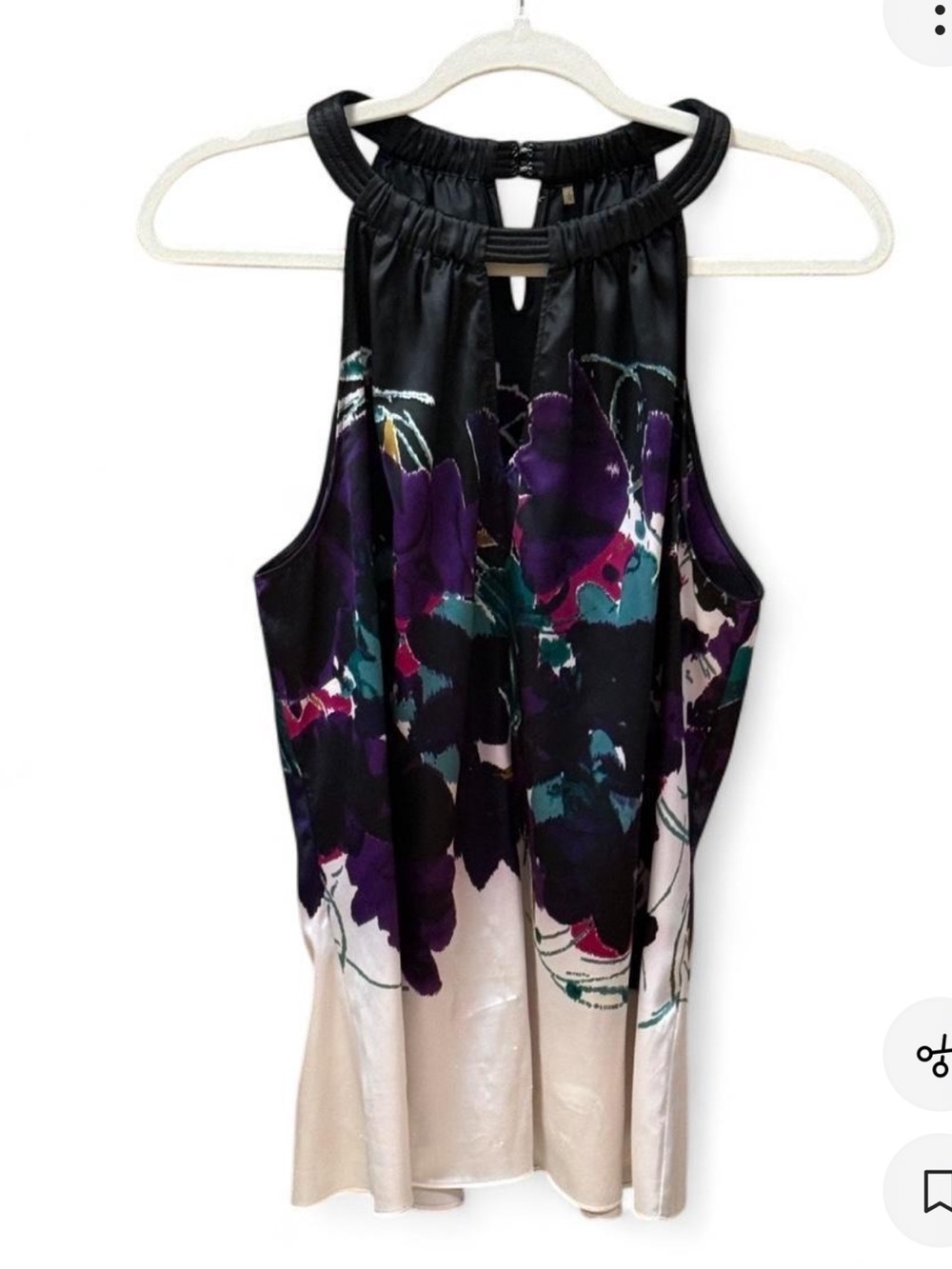 TAHARI Elegant Halter Blouse